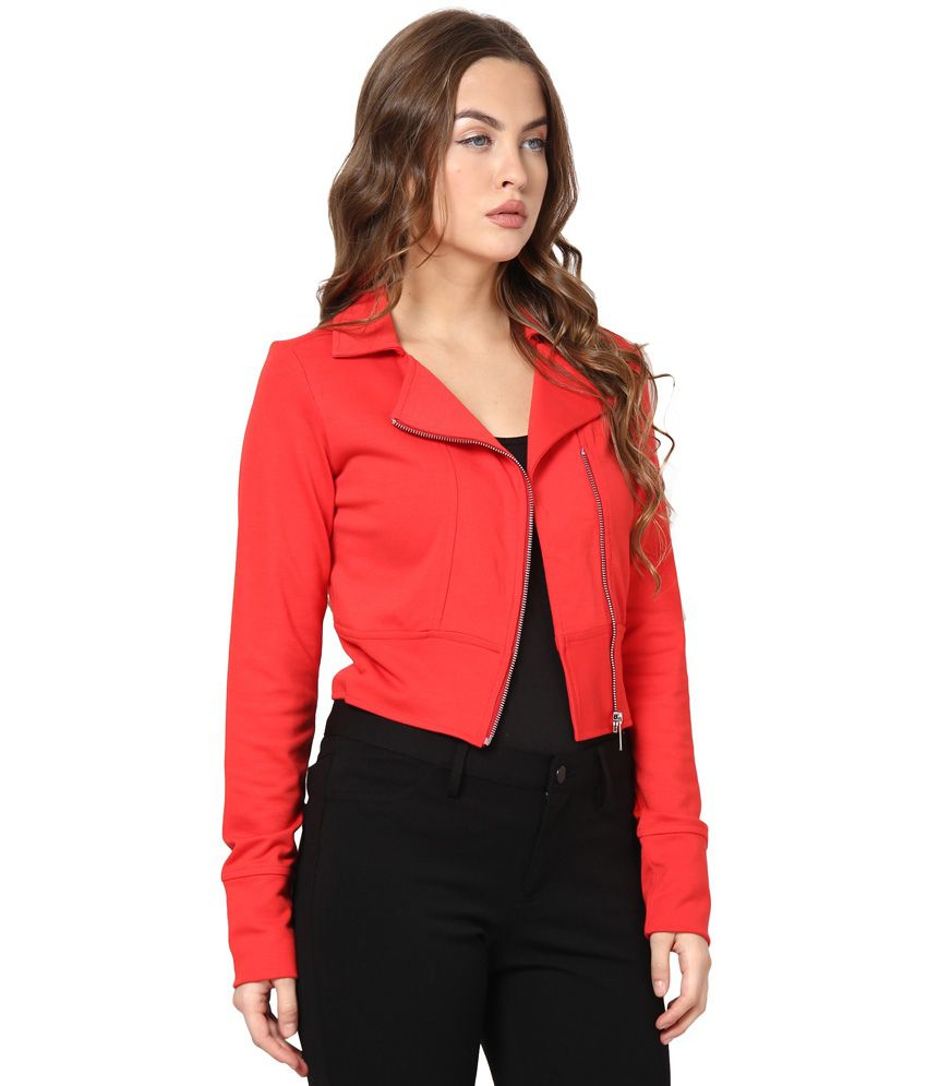 Buy The Gud Look Red Polyester Blend Jackets Online at Best Prices in ...