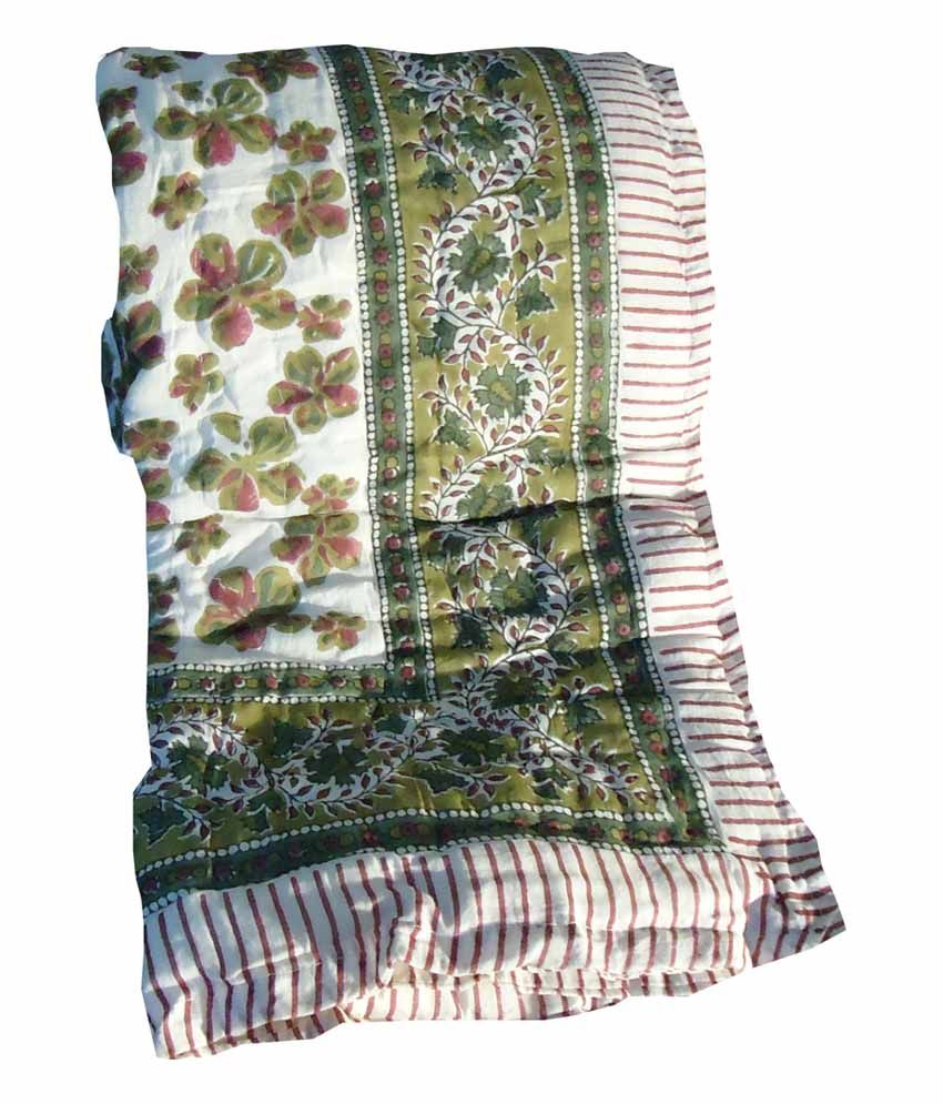 Jaipur Art & Craft Multicolor Cotton Single Bed Razaai - Buy Jaipur Art