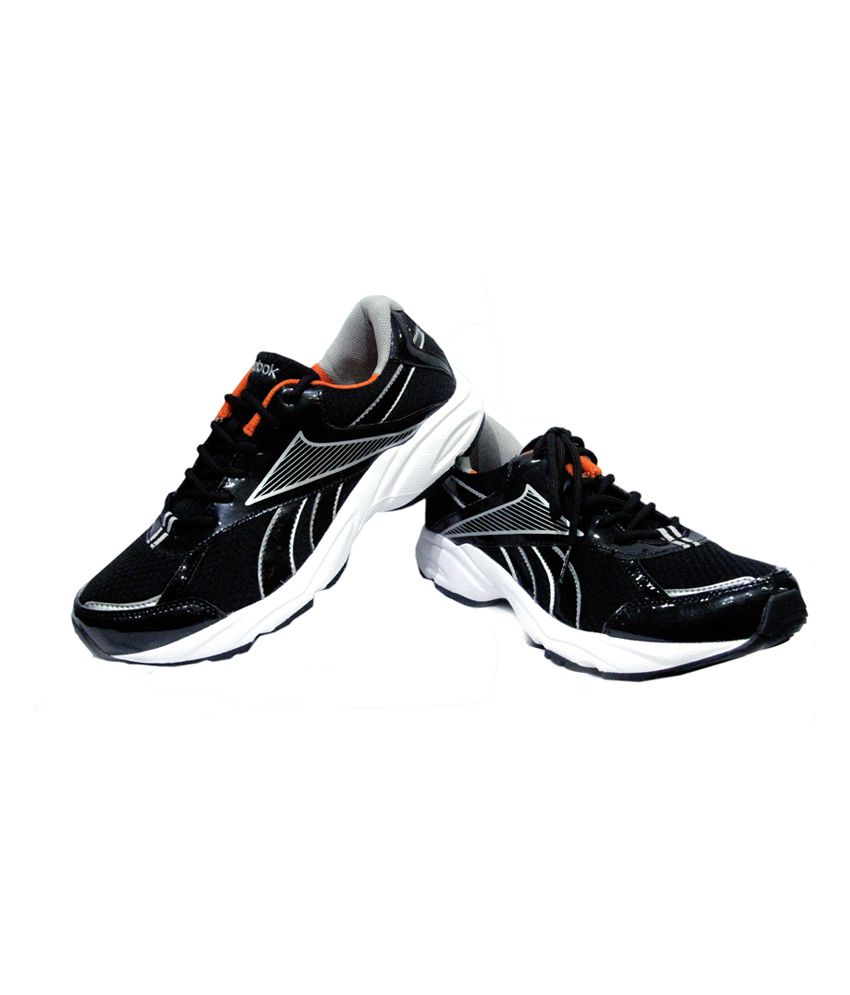 reebok black shoes snapdeal