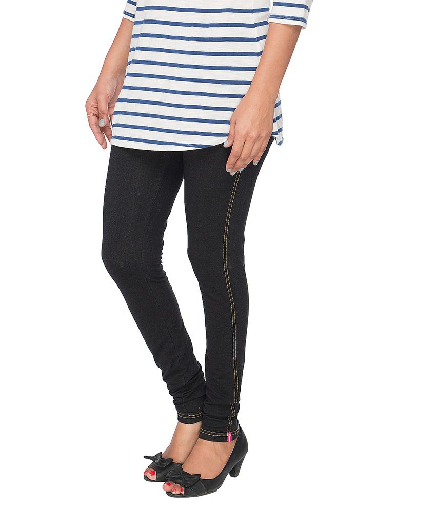 Prisma Black Cotton Jeggings - Buy Prisma Black Cotton Jeggings Online at  Best Prices in India on Snapdeal