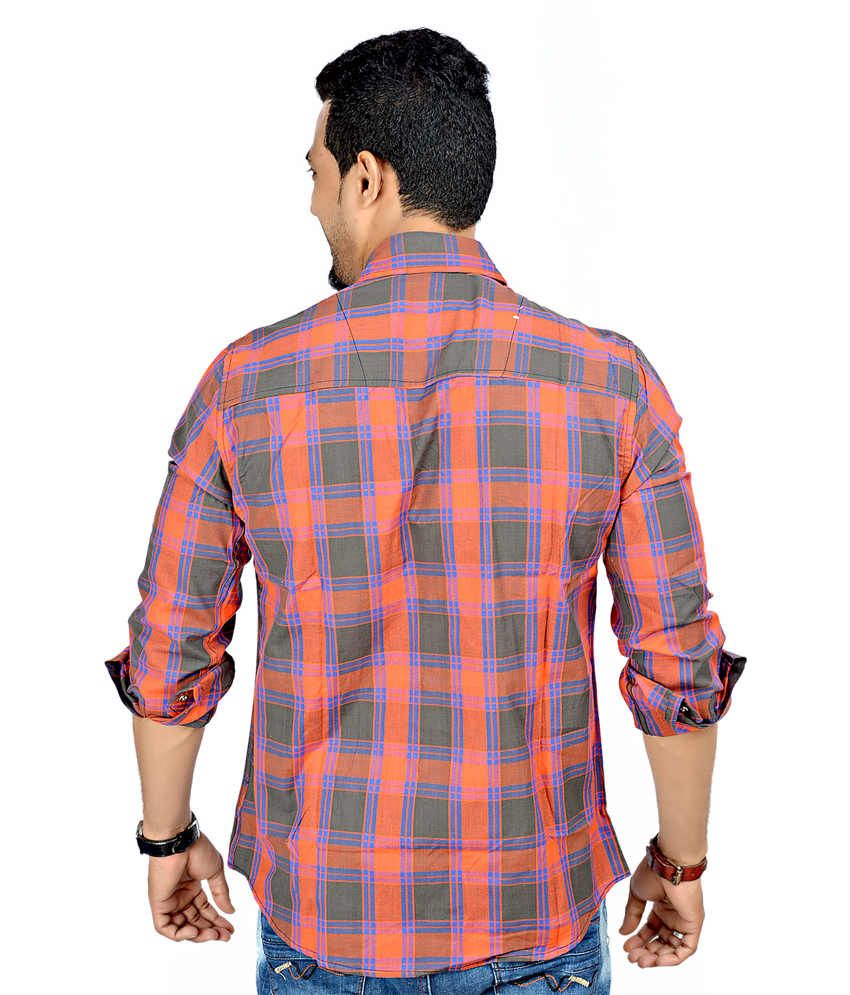 combo of 3 checkered style shirts for men