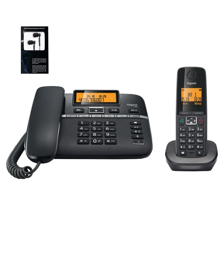 Buy Gigaset C330 Corded & Cordless Combo Landline Phone with earphone