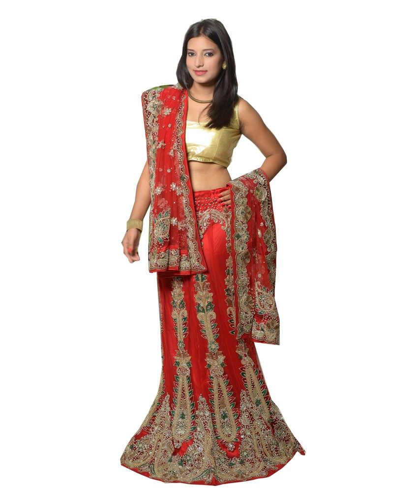 net work lehenga