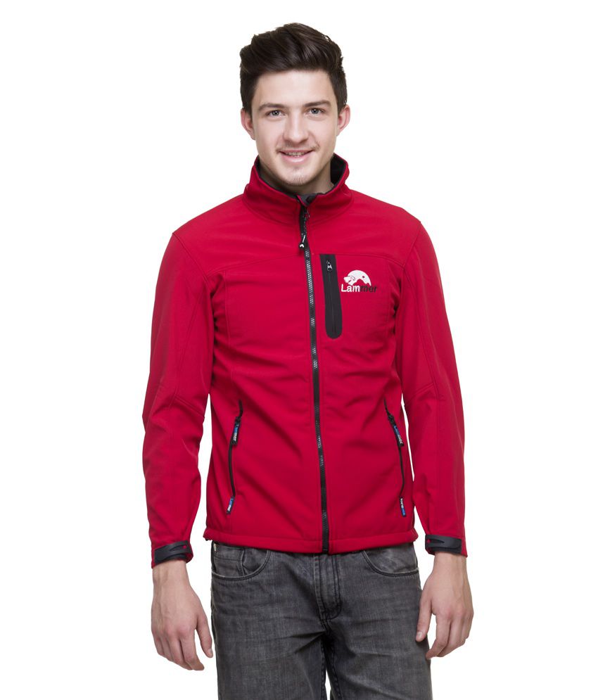 Lammer Stylish Soft Silk Red Men Jacket - Buy Lammer Stylish Soft Silk ...