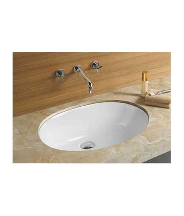Buy Glocera Diana Wash Basin White Online at Low Price in India