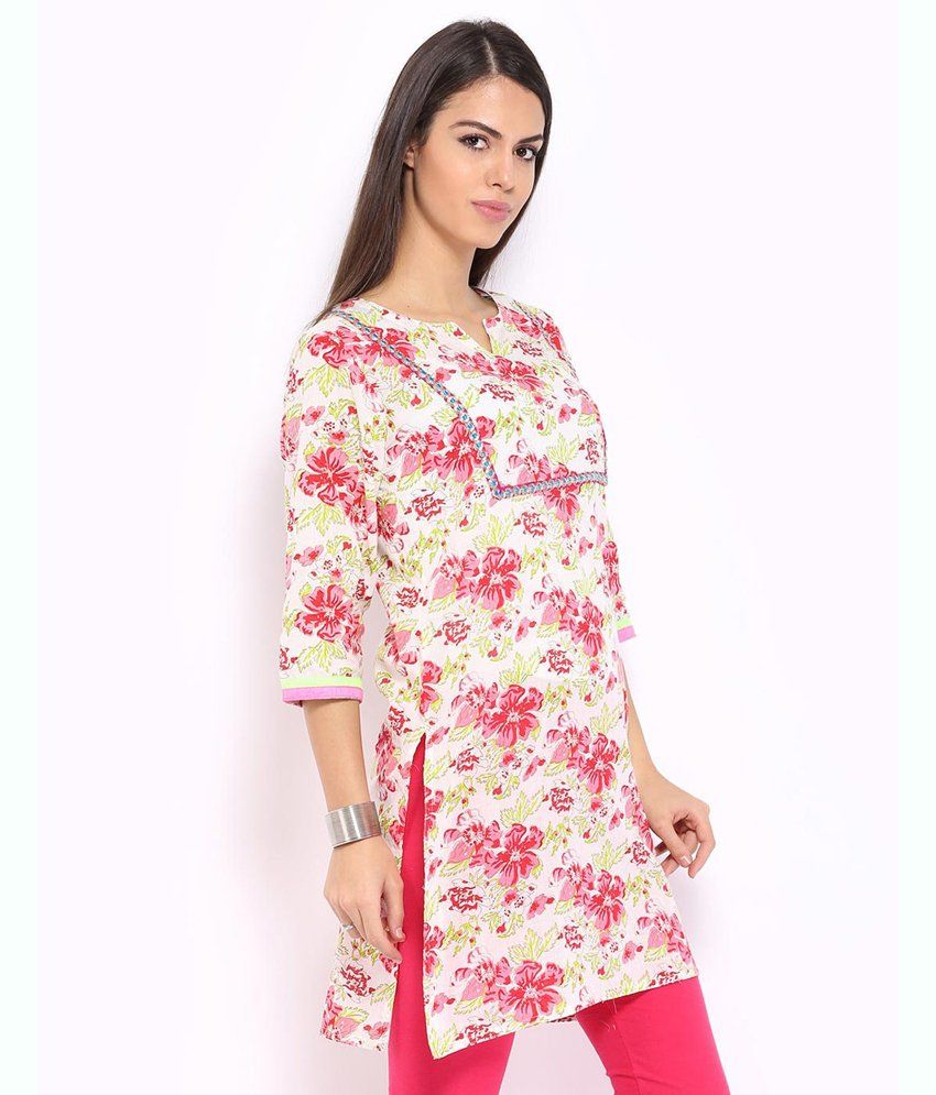 kurti design in single colour