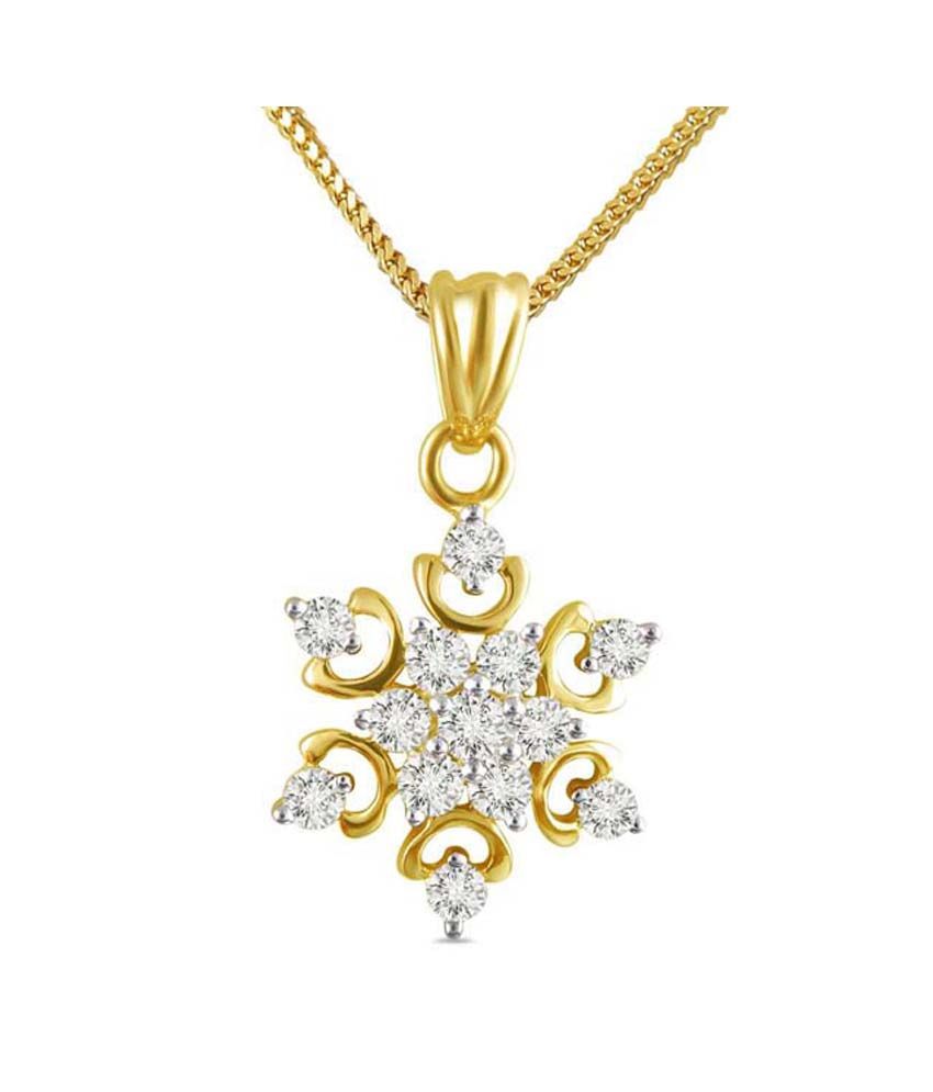 Suvam Jewels Diamond Pendant: Buy Suvam Jewels Diamond Pendant Online ...