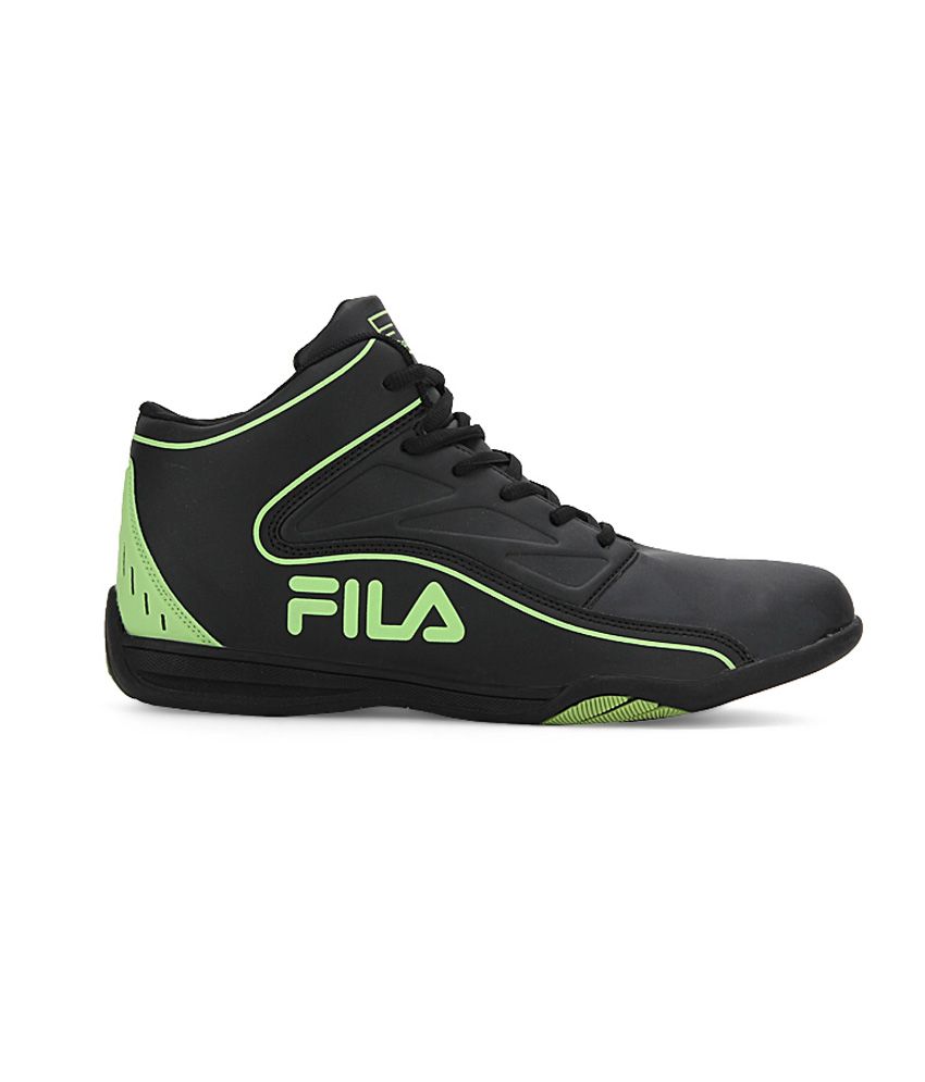 fila leedo black basketball shoes