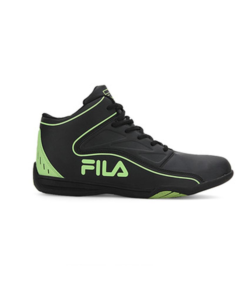 Fila Leedo Black Sports Shoes - Buy Fila Leedo Black Sports Shoes ...