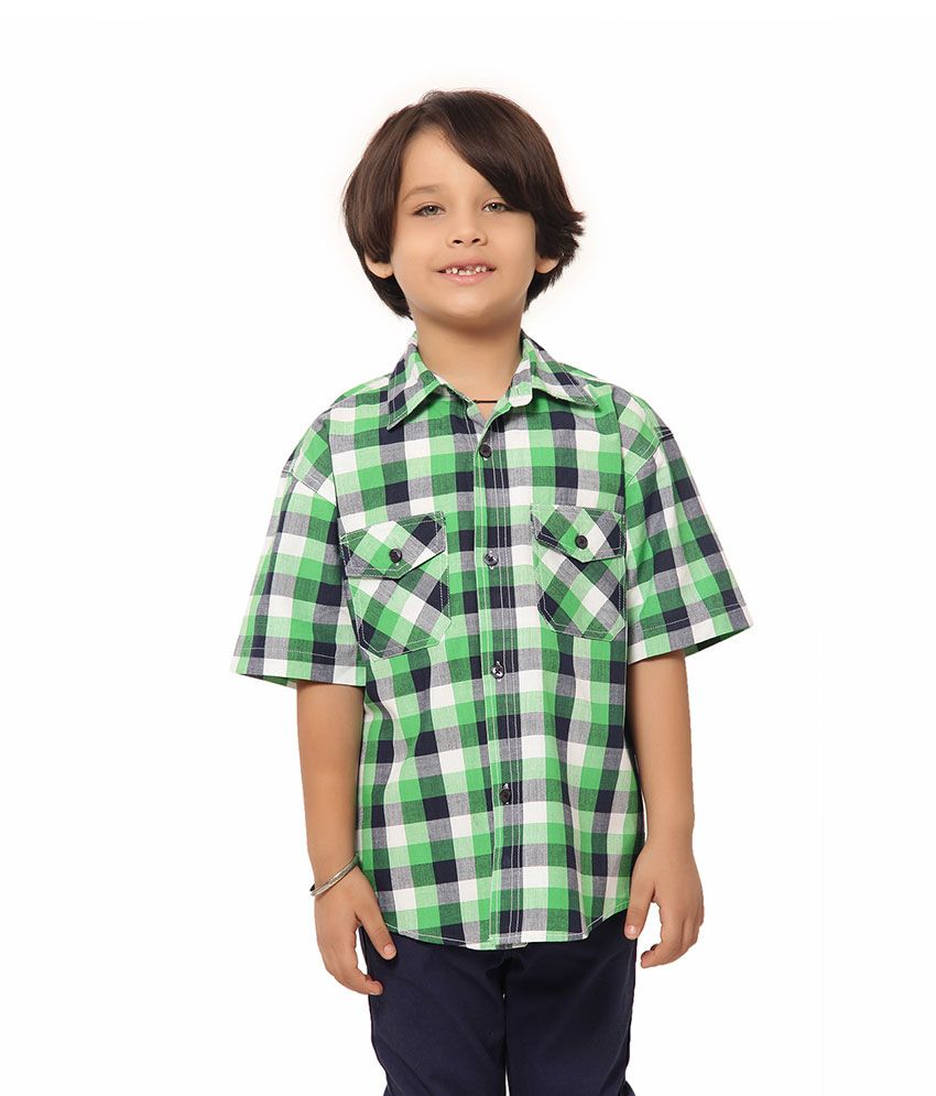 next boys check shirt