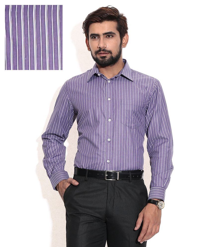 Excalibur Purple Formals Shirt - Buy 