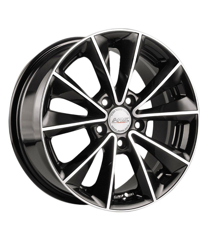 HRS TAIWAN - H 393 - FULL MACHINED BLACK - 15 Inch Alloys (Set of 4 ...