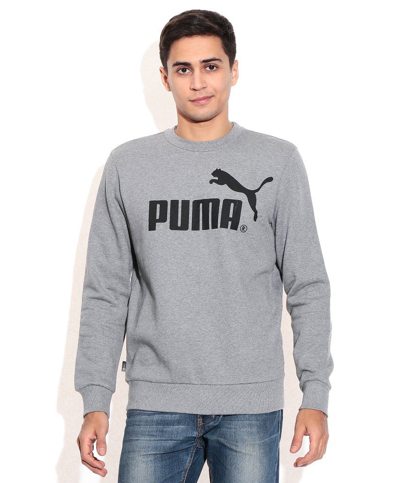 Puma Gray Sweatshirt - Buy Puma Gray Sweatshirt Online at Low Price ...