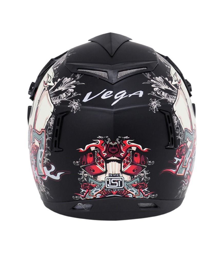 vega off road helmet white