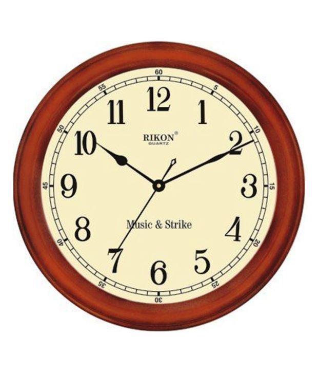 Rikon Multicolor Analog Wall Clock Buy Rikon Multicolor Analog Wall