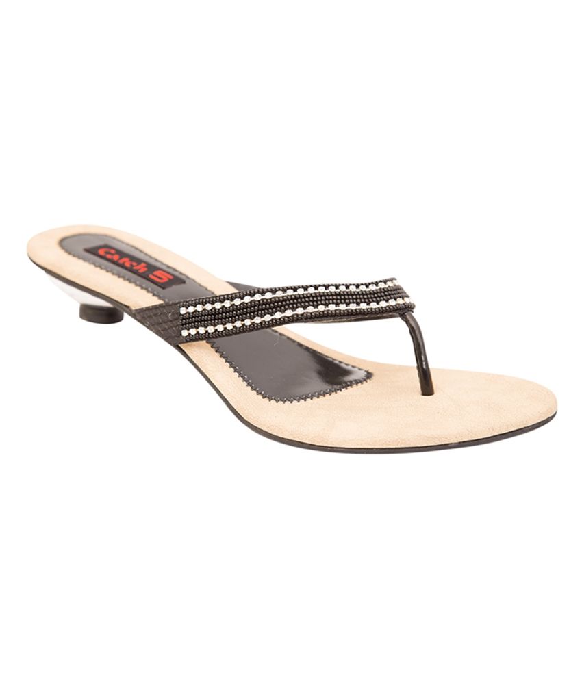 black party wear sandals