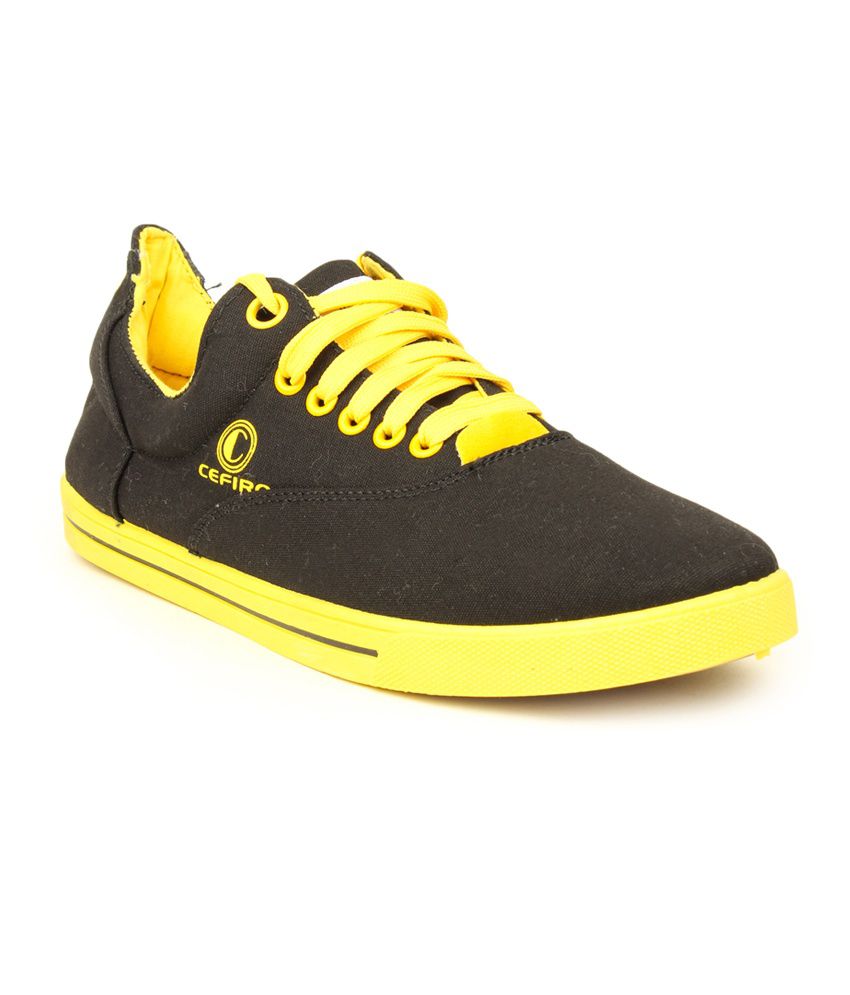 Cefiro Yellow Sneaker Shoes - Buy 