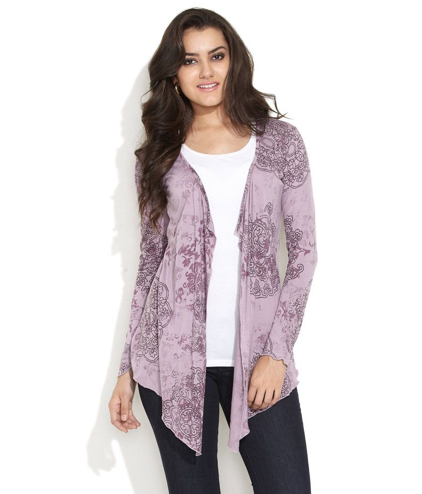 light purple shrug