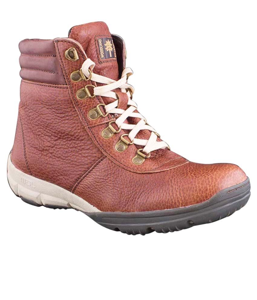 woodland tan boots