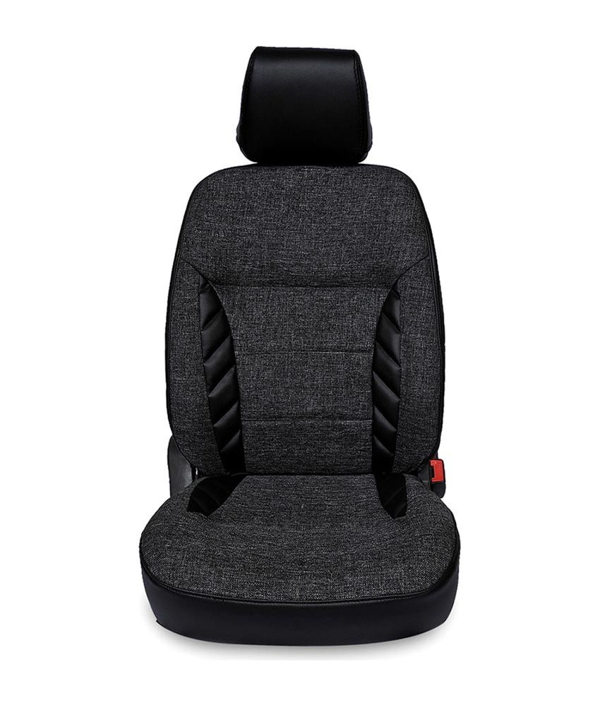 Gaadikart Honda Brio Car Seat Covers In Jute (orrablack) Buy