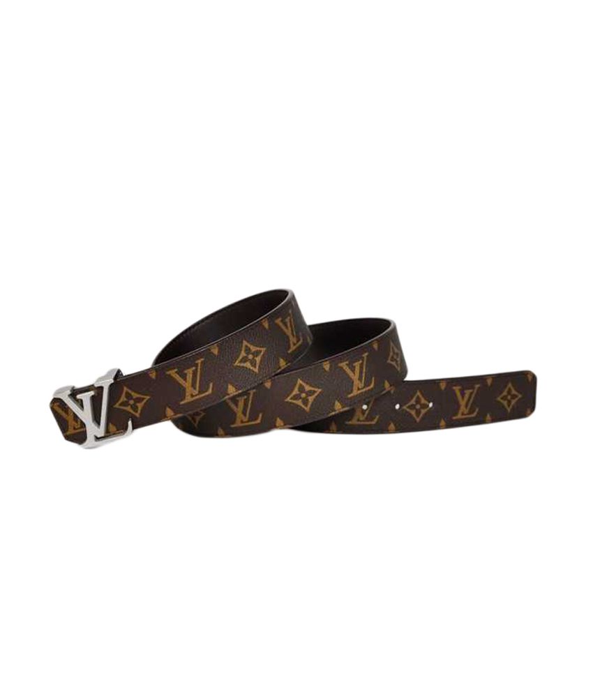 Louis Vuitton Pin Buckle Brown Leather Casual Belt For Men: Buy Online at Low Price in India ...