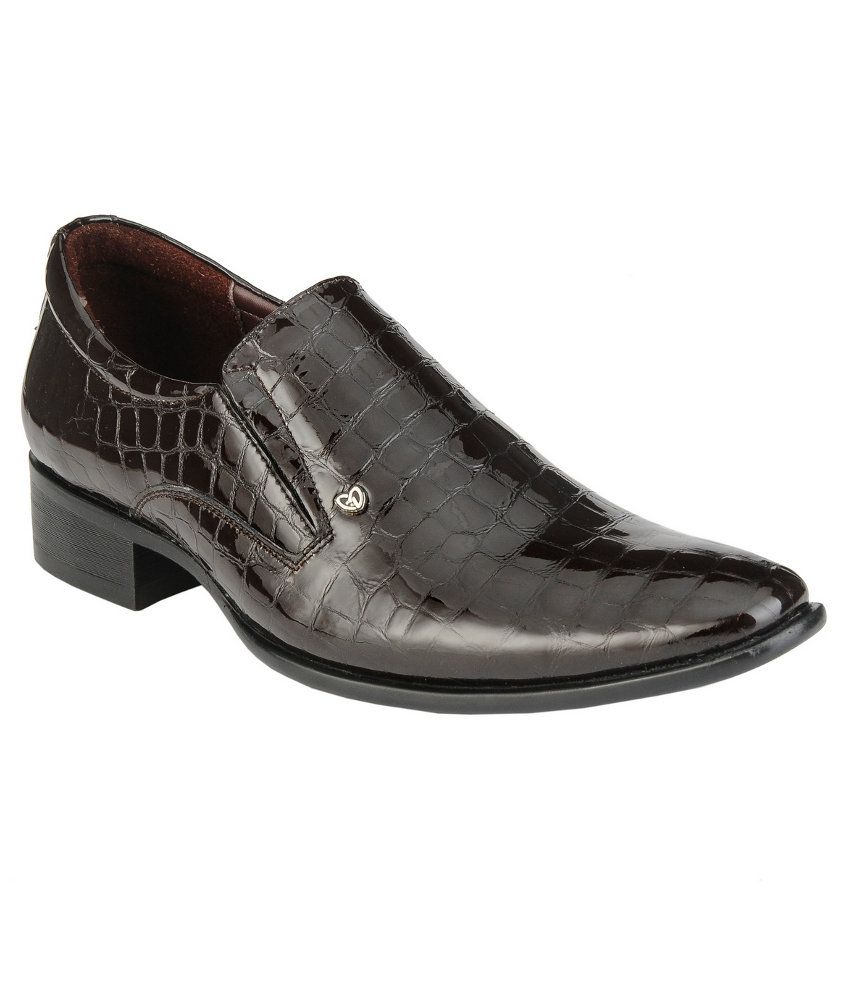 brown formal shoes amazon
