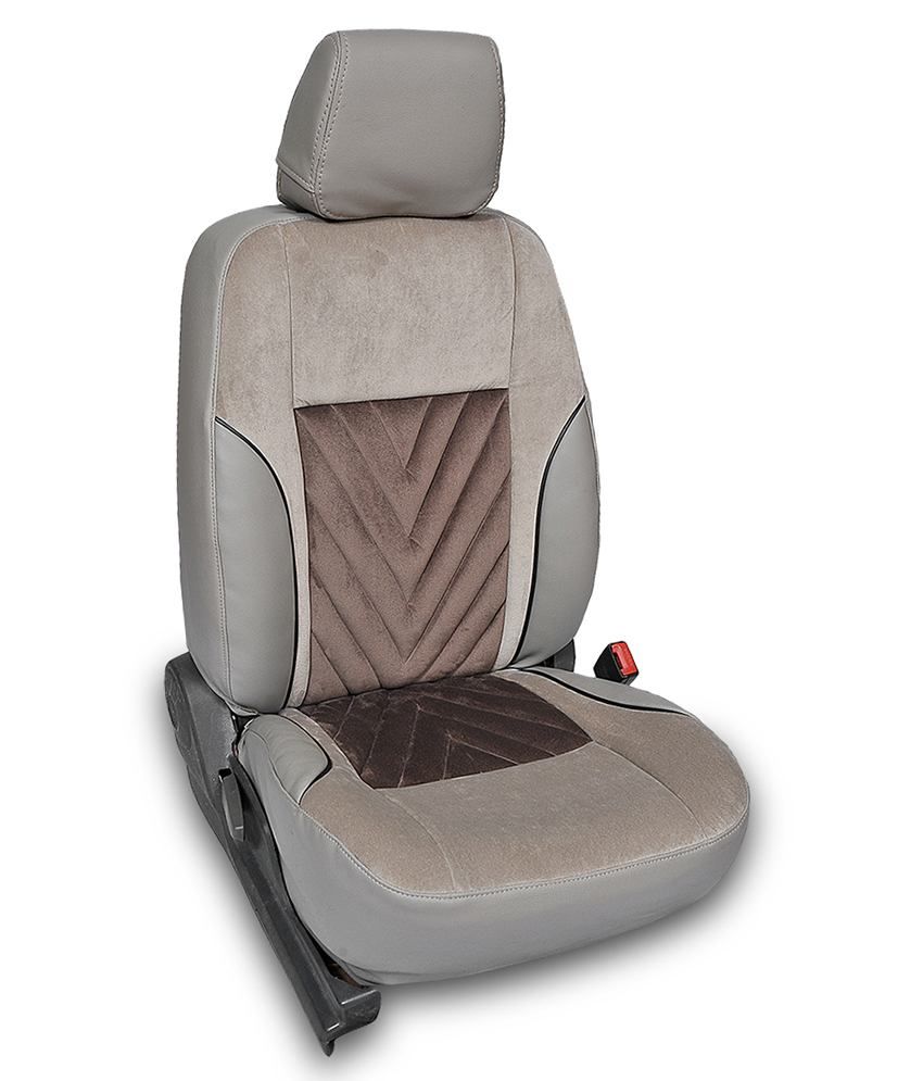 Gaadikart Maruti Suzuki Ritz Car Seat Covers In Velvet (galaxy Gl58