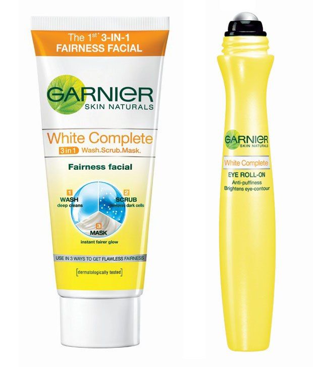 garnier white complete eye roll on