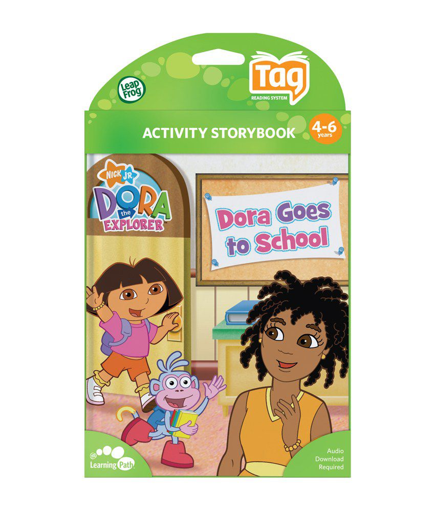 Leap Frog Dora Goes to School Tag Book 