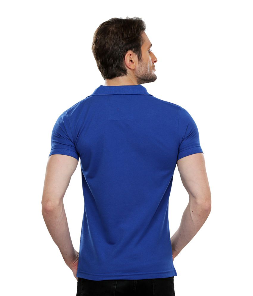 Stride Blue Collar Neck T-shirt - Buy Stride Blue Collar Neck T-shirt ...