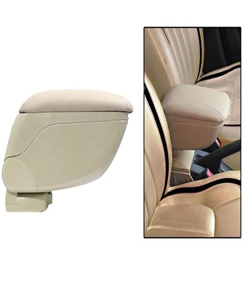 Carsaaz Car Armrest Console For Honda Jazz Beige Buy Carsaaz Car Armrest Console For Honda Jazz