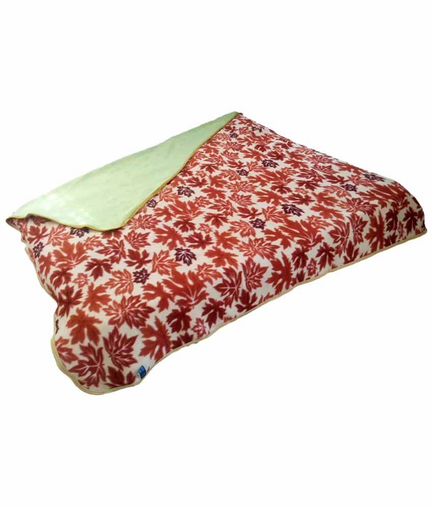 JK Handloom Double Ply Fleece Double Bed Woolen Blanket Quilt Dohar ...