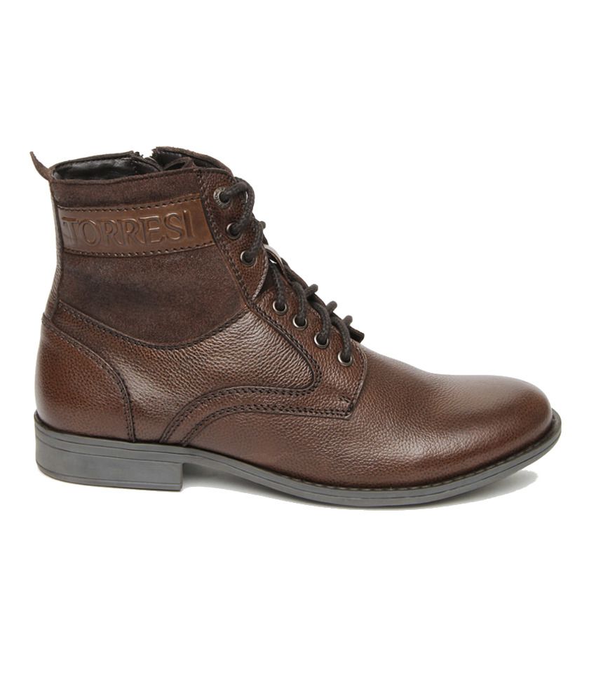 Alberto Torresi Brown Boots - Buy Alberto Torresi Brown Boots Online at ...
