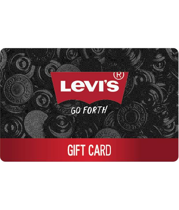 Levi's Gift Card Buy Online in India on Snapdeal