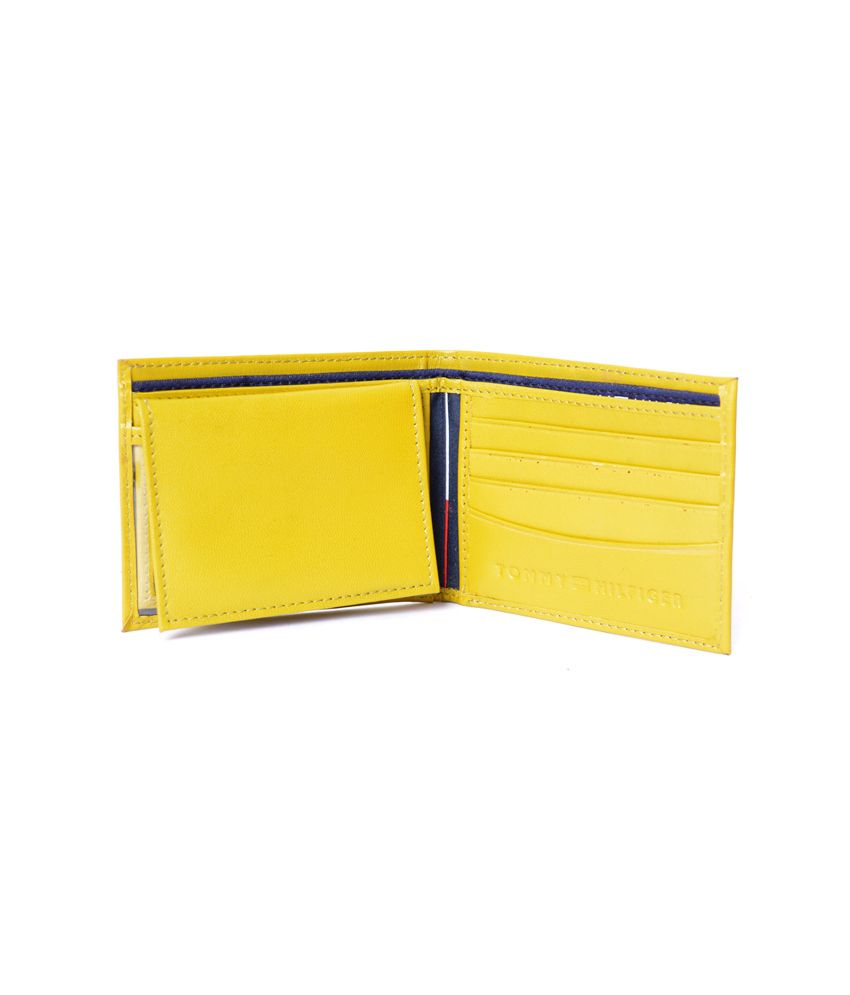 Tommy Hilfiger Yellow Men Leather 