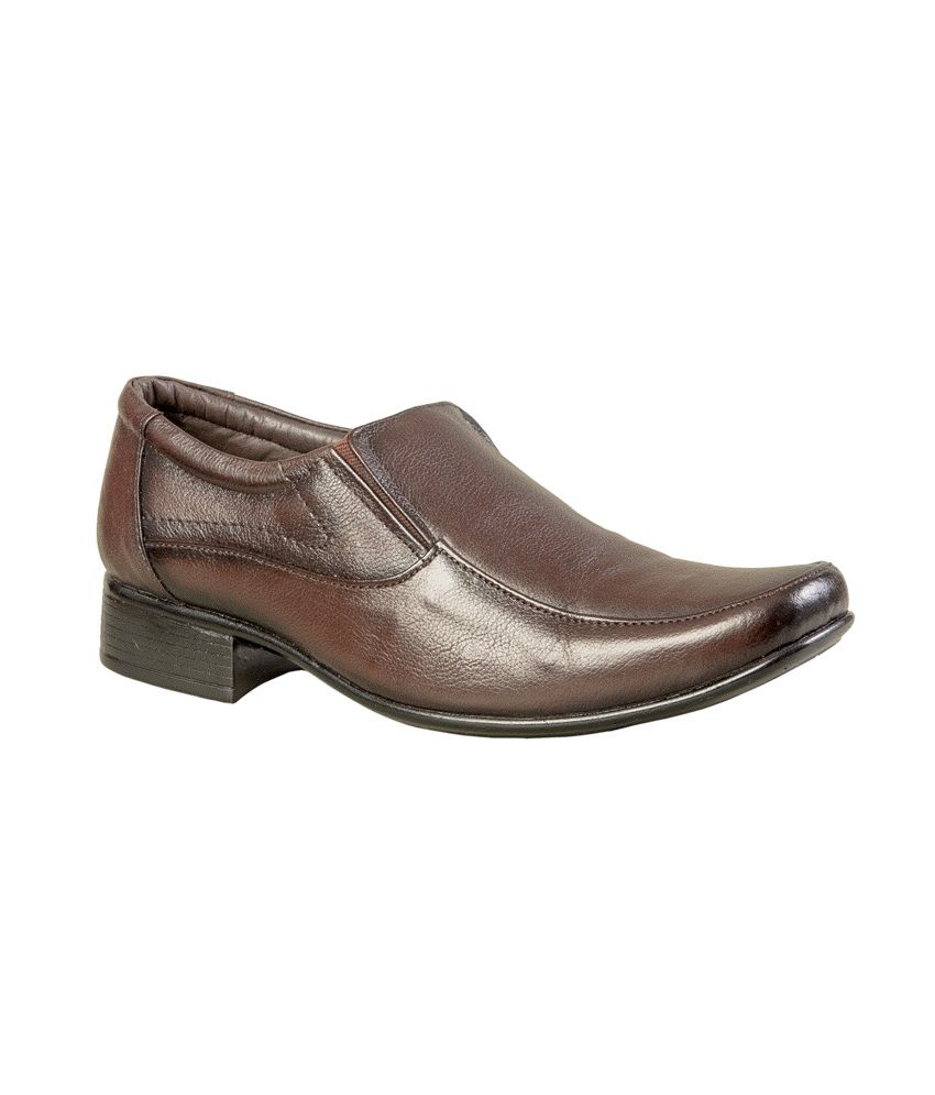 khadim brown formal shoes