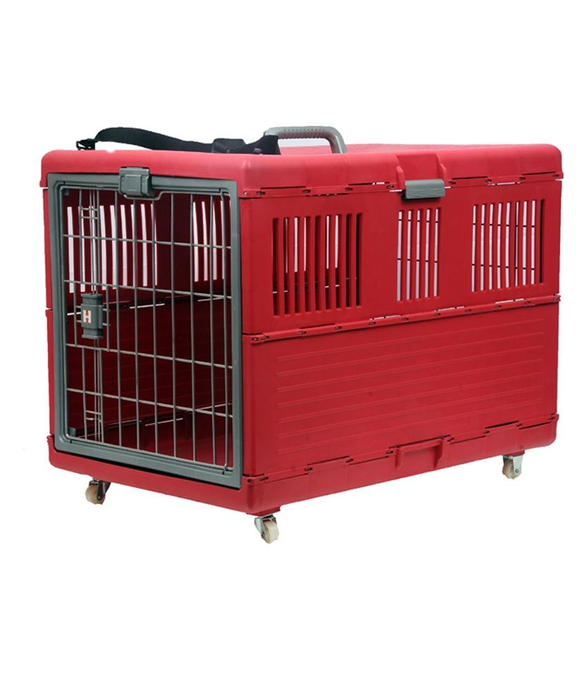 foldable plastic dog crate