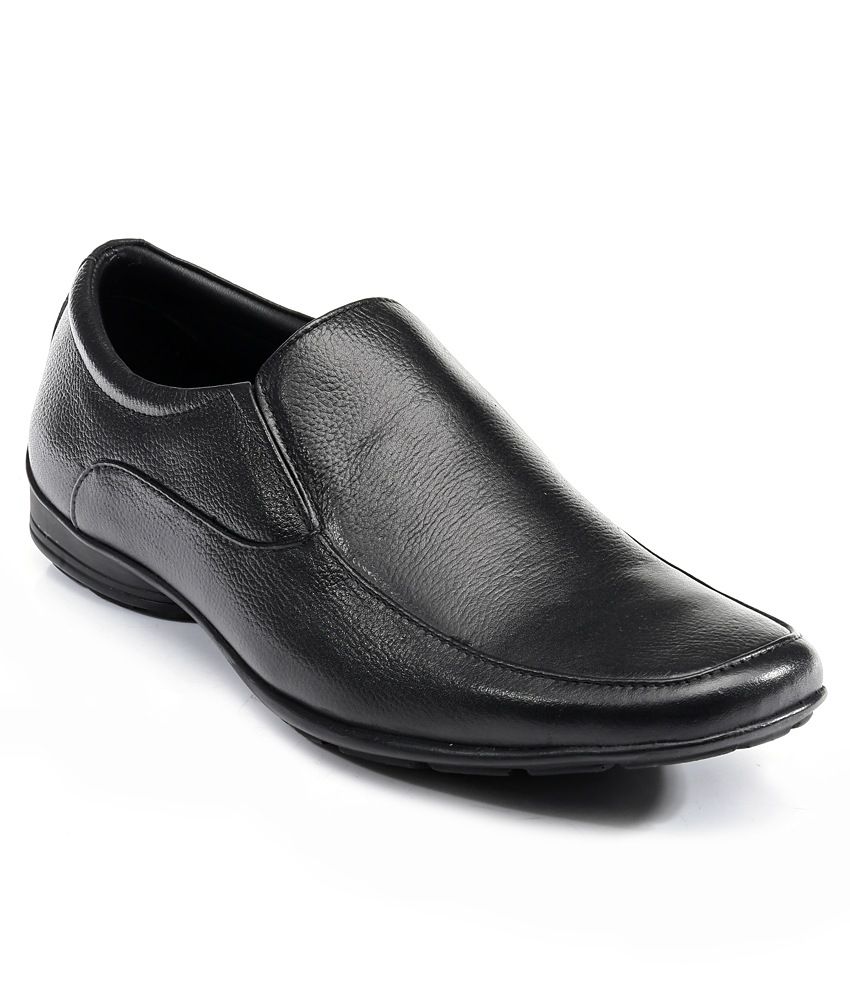 Franco Leone Black Formal Shoes Price in India- Buy Franco Leone Black ...