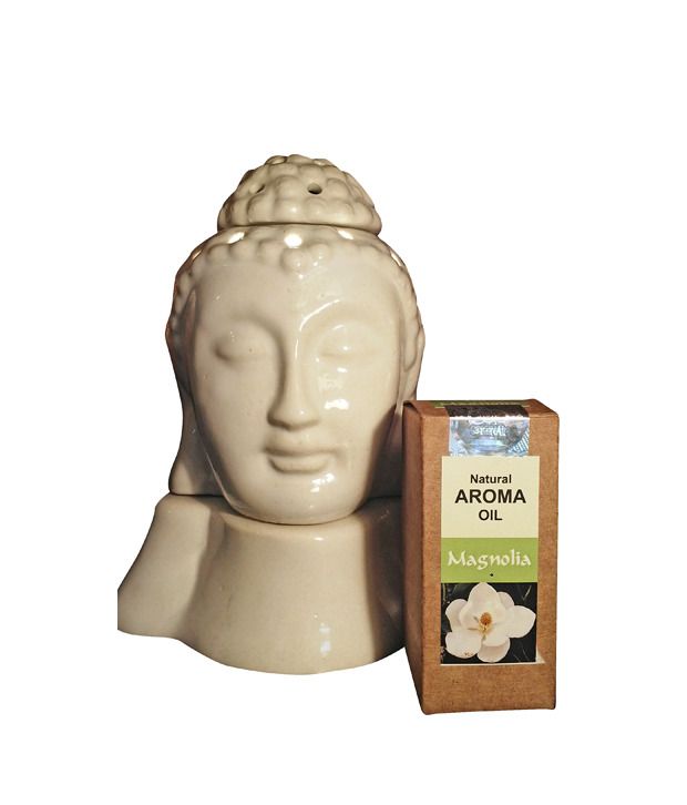 Electric Buddha Diffuser With Aroma Oil For Positivity White Buy