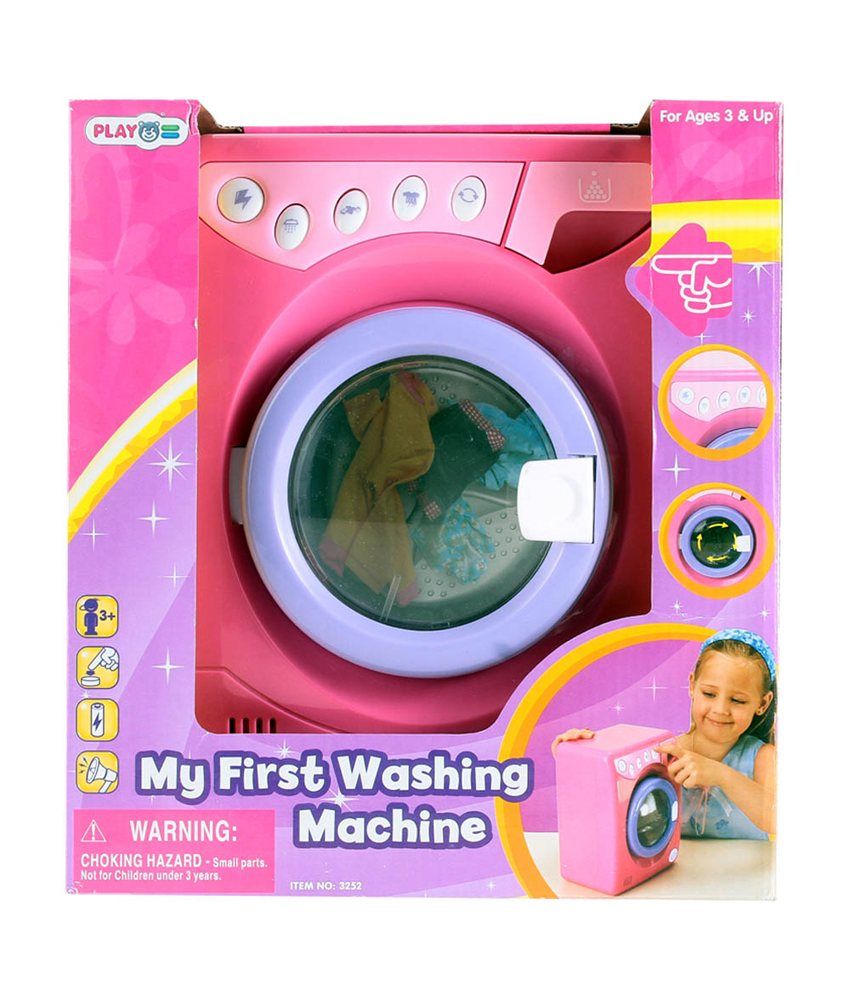 casdon pink toy washing machine