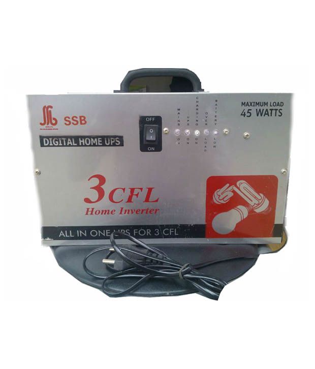 Ssb Mini Home Ups Inverter For 3 Cfl: Buy Ssb Mini Home  