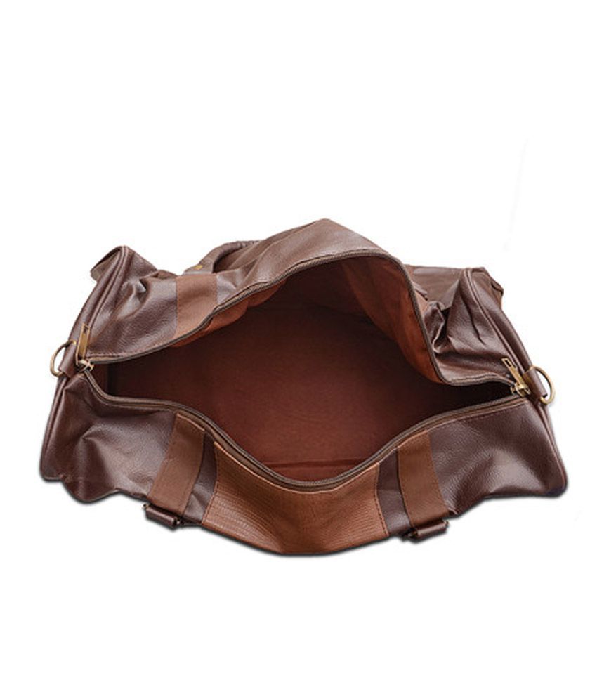 Arrow Brown Leather Travel Bag - Buy Arrow Brown Leather Travel Bag ...