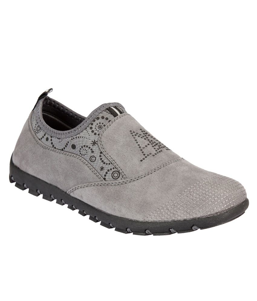 womens gray casual sneakers