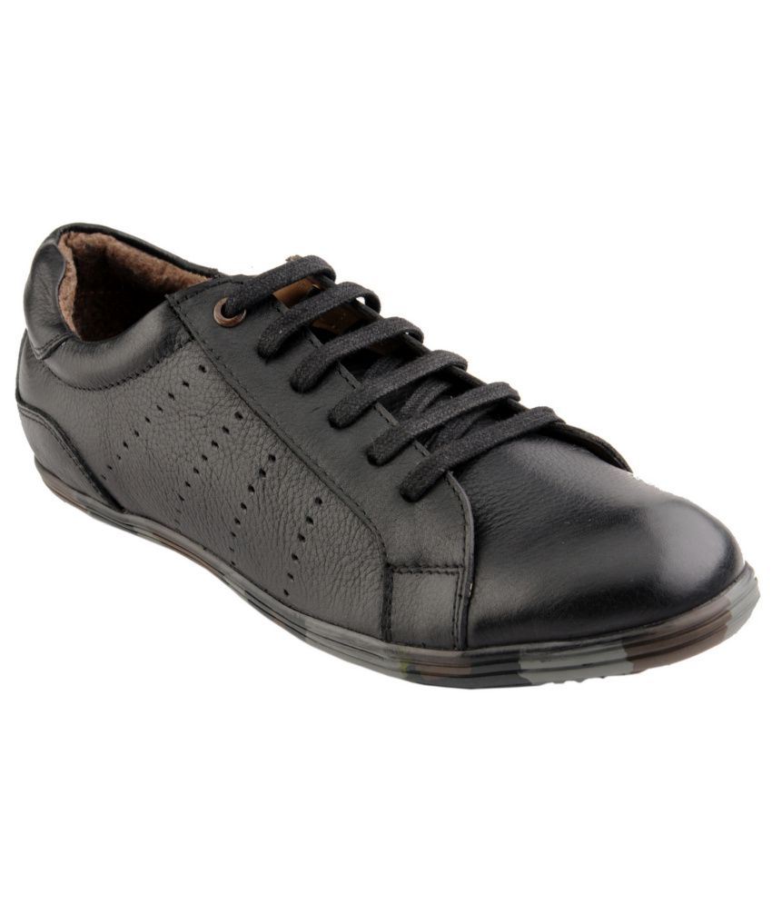 Delize Black Casual Shoes - Buy Delize Black Casual Shoes Online at ...