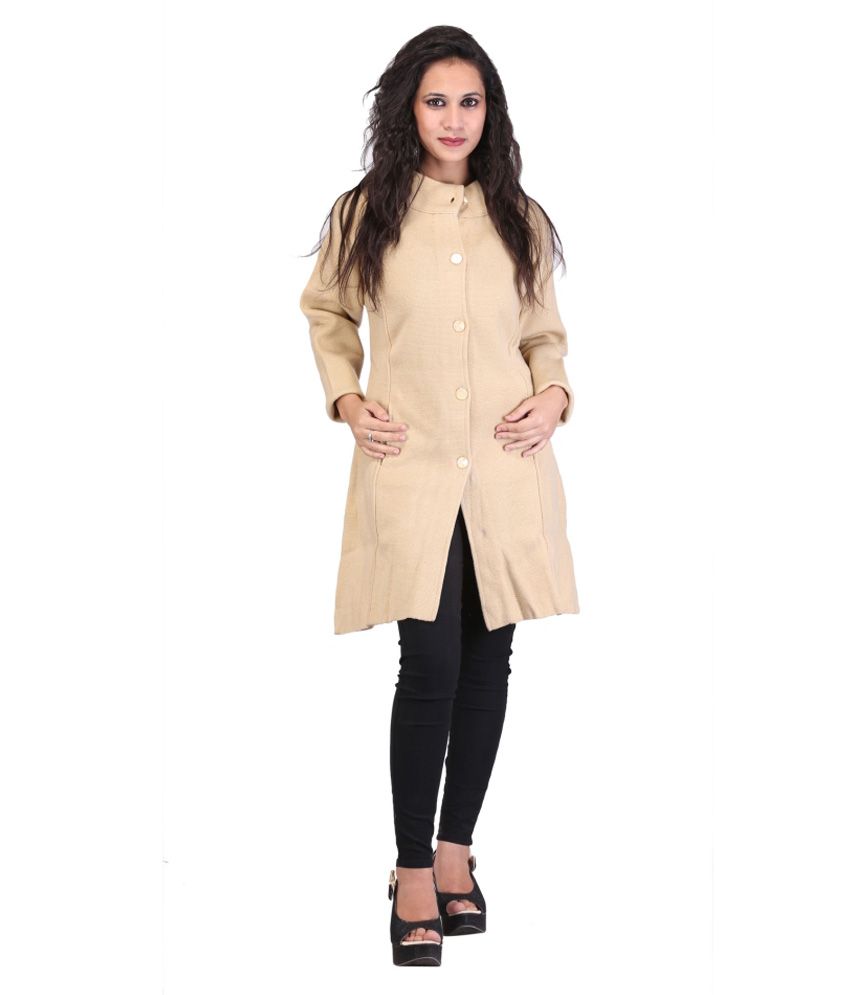 beige colour coat