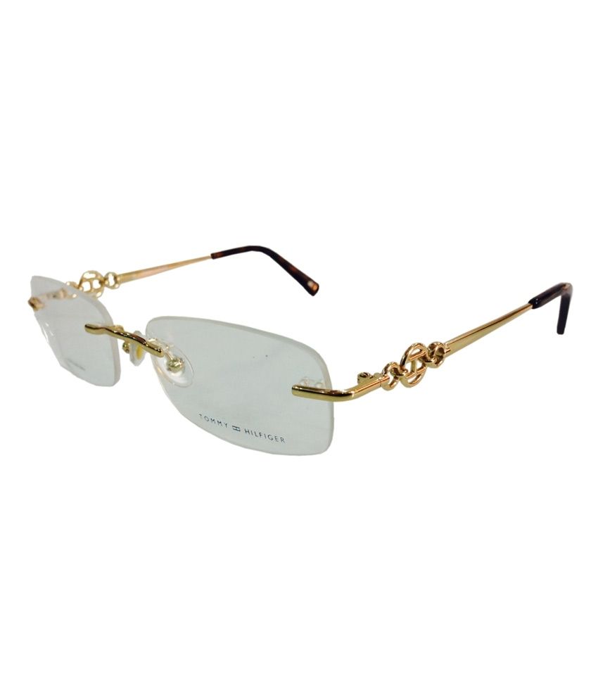 tommy hilfiger rimless glasses