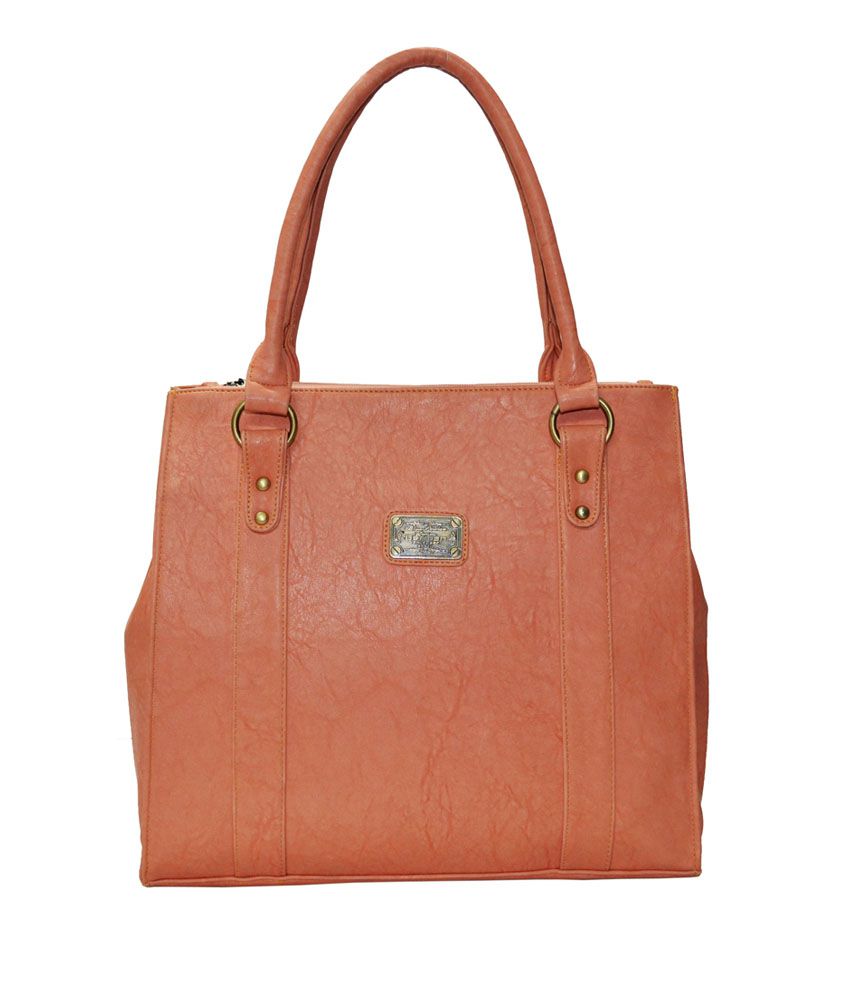 Utsukushii Peach Handbag - Buy Utsukushii Peach Handbag Online at Best ...