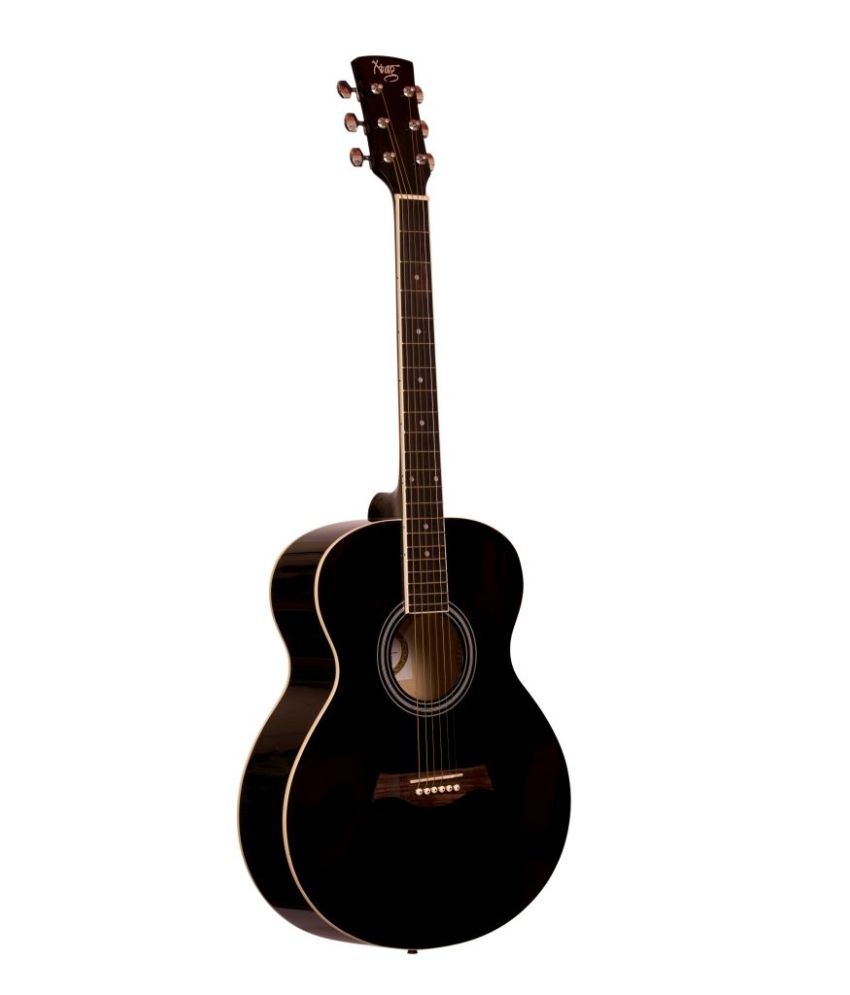 Xtag Black Color Acoustic Imported Guitar Buy Xtag Black Color