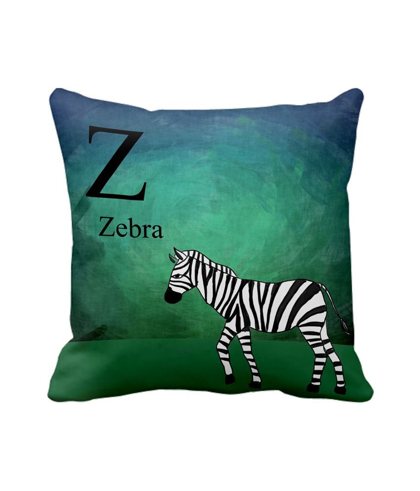 Tiedribbons Alphabet Z Zebra Cushion Cover Buy Online At Best Price 5148