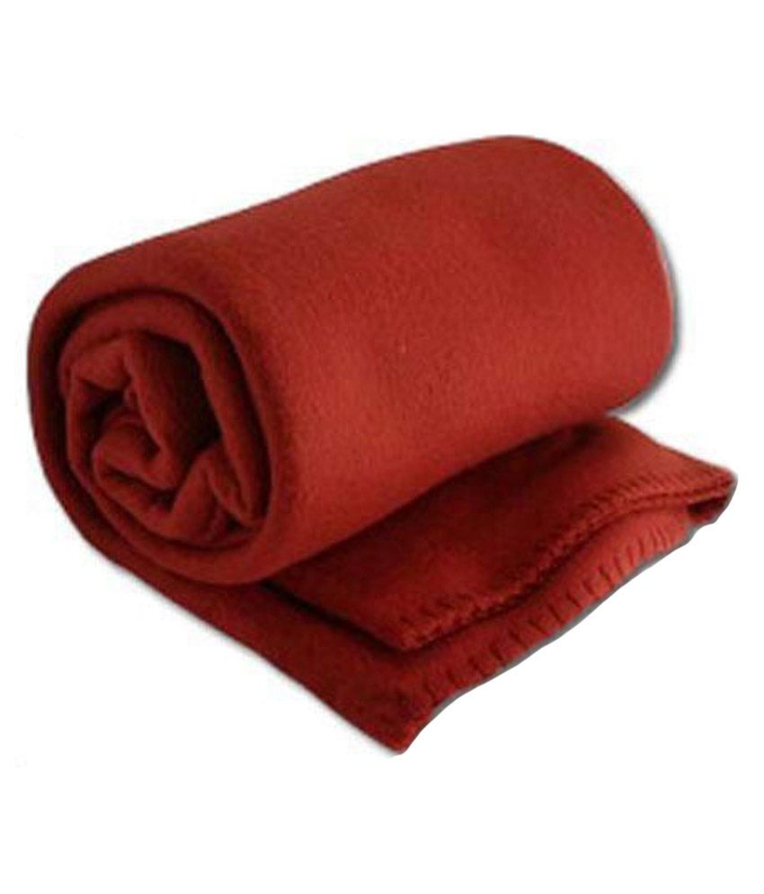 Catamont Red Plain Fleece Blanket - Buy Catamont Red Plain Fleece ...